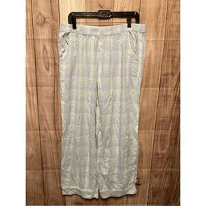 Victorias Secret Large pajama lounge pants pastel colors purple green